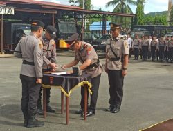 Kapolresta Sorong Kota Tegaskan Komitmen Profesionalisme Lewat Sertijab: Rotasi Jabatan Merupakan Wujud Penyegaran Organisasi