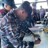 Pertegas Kesiagaan di Laut, KRI Balongan-908 dan KRI Dorang-874 Gelar Latihan Peran Bahaya Udara