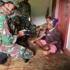 Sentuh Hati Warga Perbatasan: Pos Denom Satgas Yonif 751/VJS Anjangsana & Cek Kesehatan Door to Door di Denom Atukbin