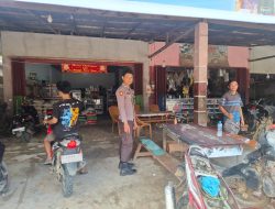 Patroli Rutin Polsek Kuala Behe, Cegah Gangguan Kamtibmas dan Ajak Warga Jaga Kondusifitas Kamtibmas