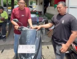 Respon Cepat Polsek Tambora, Motor Warga Pejagalan yang Dicuri Berhasil Ditemukan, Pemilik Beri Apresiasi