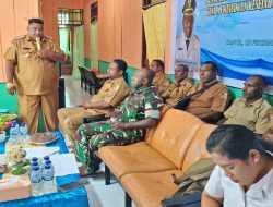 Danpos Ramil Hadiri Musrenbang Distrik Kaptel, Siap Dukung Program Pembangunan