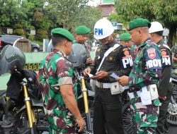 PM Gelar Gaktib di Satuan Kodim Sleman Nihil Pelanggaran