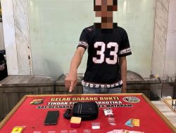 Sedang Asyik Menunggu Pembeli di Gang Punie, Pria 35 Tahun Dibekuk Polisi