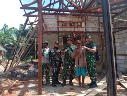 Aster Kasdam XXIV/Mandala Trikora Tinjau Progres TMMD Ke-127 Kodim 1704/Mappi di Kampung Yibin