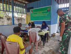 TMMD Ke-127 Gelar Pengobatan Massal di Kampung Sisir, Warga Antusias Sambut Layanan Kesehatan Gratis