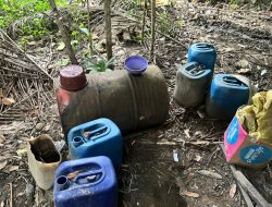 Tim Brasko Sat Resnarkoba Grebek Produksi Miras Ilegal di Kabupaten Sorong: Puluhan Liter Cap Tikus Disita