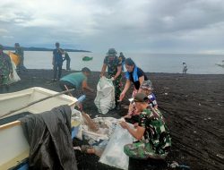 Koramil Jajaran Kodim 1310/Bitung Gelar Gerakan Indonesia Asri, Wujud Nyata Kepedulian Lingkungan dan Kemanunggalan TNI-Rakyat