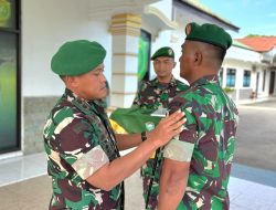 Dandim 0103/Aceh Utara Pimpin Sertijab Danramil dan Pelepasan Personel Pindah Satuan