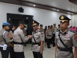 Polres Mesuji Gelar Sertijab dan Pisah Sambut Kabag SDM, Kompol Yaya Karyadi Serahkan Jabatan kepada AKP Muslifar