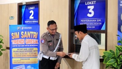 Ramadan 1447 H, Satlantas Polres Gresik Luncurkan Layanan SIM Santri Trendi