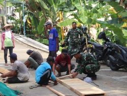 Jembatan Gantung Garuda Simbol Sinergi Kemanunggalan TNI Rakyat