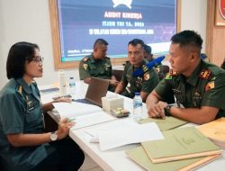 Korem 081/DSJ Terima Audit Kinerja Itjen TNI