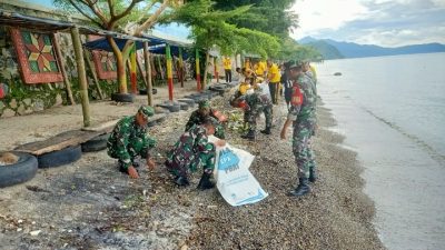 Kurve Serentak Gerakan Indonesia Asri, Kodam II/Sriwijaya Perkuat Sinergitas Jaga Kebersihan Lingkungan