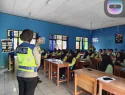 Ops Keselamatan Krakatau 2026, Sat Lantas Polres Mesuji Edukasi Pelajar SMAN 1 Simpang Pematang
