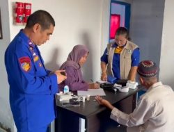 Rumah Sehat Polairud Polda Sumsel di Pos Pangkalan Sandar Upang Beroperasi Layani 45 Lansia dan Manulah