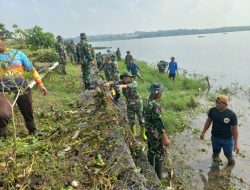 TNI bersama Forkopimda Boyolali Turun Tangan Bersihkan Waduk Cengklik, Wujudkan Kota ASRI dan Wisata Bebas Sampah