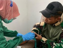 Darah Prajurit untuk Nyawa Sesama: Personel Pos Kotis Satgas Yonif 751/VJS Donor Darah di RS Oksibil