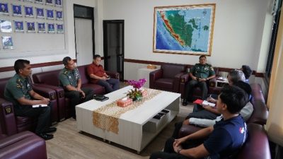 Perkuat Sinergi Publikasi Media, Kasdam II/Sriwijaya Terima Audiensi Garuda TV