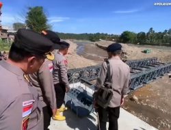 Kapolda Aceh Tinjau Progres Pembangunan Jembatan Bailey di Sawang, Pastikan Percepatan Pemulihan Pascabanjir