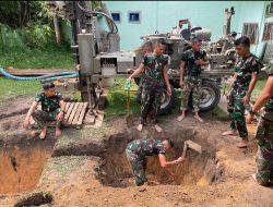 TNI Manunggal Air, Sumur Bor di Ponpes Darussalam Prabumulih Rampung 100%