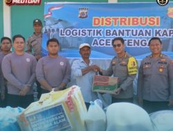 Bantuan Tahap II Kapolri Tiba di Aceh Tengah, Disalurkan ke 34 Titik Pengungsian