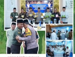 Kasdim 0418/Palembang Hadiri Safari Ramadan dan Pemusnahan Narkoba di Polrestabes Palembang