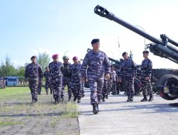Panglima Armada III Pimpin Apel Gelar Kesiapsiagaan Pasukan TA 2026 di Mako Armada III