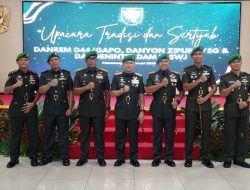 Melepas Dengan Hormat, Menyambut Dengan Amanah, Pangdam II/Sriwijaya Pimpin Sertijab Tiga Pejabat Jajaran Kodam II/Swj