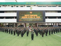 Pimpin Rapim Kodam II/Sriwijaya TA 2026, Pangdam : “Kekuatan Pertahanan Tak Lepas Dari Peran Serta Rakyat”