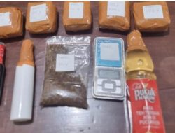 Pengungkapan Peredaran  Narkotika Tembakau Sintetis, Polsek Medan Satria Ringkus 4 Pemuda di Depok dan Bogor