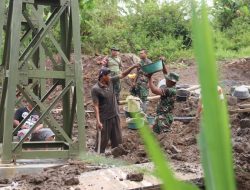 Semangat Tak Kendor Pembangunan Jembatan Gantung Garuda Terus Dikebut
