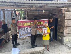Kapolsek Medang Deras Gelar Minggu Kasih, Salurkan Bantuan Sembako untuk Kaum Dhuafa di Wilayah Hukumnya