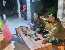 ‎Hangatkan Malam, Satgas TMMD 127 Kodim 0728/Wonogiri Anjangsana ke Rumah Warga
