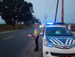 Sat Lantas Polres Batu Bara Gelar Patroli Subuh dan Himbauan Cegah Balap Liar serta Penggunaan Sepeda Motor Tidak Sesuai Spesifikasi