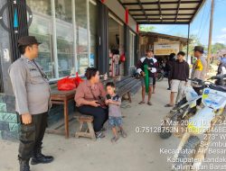 Usai Belanja, Warga Dapat Imbauan Langsung dari Polisi Saat Patroli Siang
