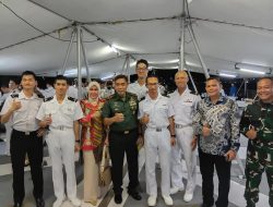 Perkuat Kerjasama Maritim Indonesia-Jepang, Dandim 1310/Bitung Hadiri Kegiatan Cocktail Party Kunjungan Kapal Latih Jepang di Sulut