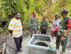 Dandim 1804/Kaimana Tinjau Langsung Sumur TMMD ke-127 di Kampung Sisir