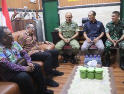 Dandim Sleman Terima Audensi Kepala BNNK Sleman