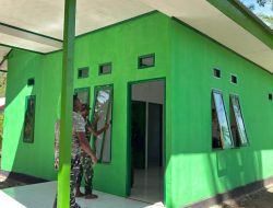 Hampir Rampung, Tinggal Pemasangan Kaca Jendela Rumah Warga Melalui TMMD Ke-127