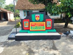 Tugu Prasasti Selesai Dikerjakan Tanda TMMD akan Berakhir