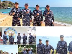Danguspurla Koarmada I Tinjau Posal Pulau Jemur, Perkuat Moril Prajurit Terluar