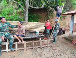 Mbah Surat : Alhamdulillah Sekarang Kalau Hujan Tidak Bocor Lagi Berkat TMMD 127 Kodim Wonogiri