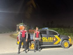 Polres Batu Bara Tingkatkan Keamanan dengan Patroli Asmara Subuh Roda-4 di Jalinsum