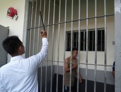 Rutan Pangkalan Brandan Intensifkan Monitoring Teralis Kamar Hunian dan Drainase di Area Branggang