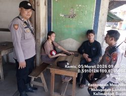 Berikan Imbauan Kamtibmas Kepada Warga Saat Samapta Polsek Menyuke Patroli Siang