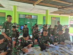 Tim Garbinter Pusterad Tinjau Satgas Yonif 643/WNS