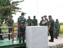 Pangdam Mayjen Rudy Tinjau Jembatan Perintis Garuda di Nganjuk