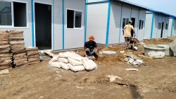 Kodim 0103/Aceh Utara Pantau Progres Pembangunan Huntap Korban Banjir di Lapang