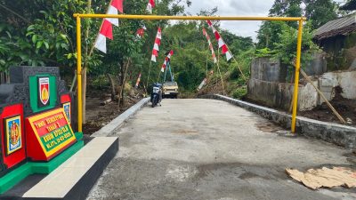 Jalan Hasil Karya TMMD Sudah Digunakan Masyarakat